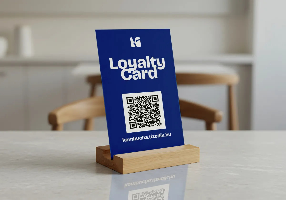 Digitális hűségkártya letöltése QR kód beolvasásával