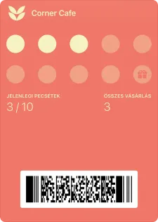 Személyre szabott digitális hűségkártya minta 1