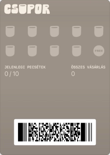Személyre szabott digitális hűségkártya minta 3